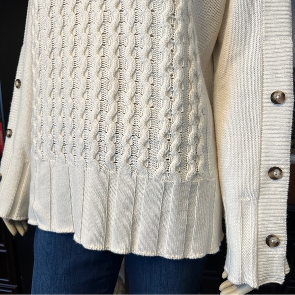 Gant wool cashmere oversized cable sweater - Picture 8 of 16